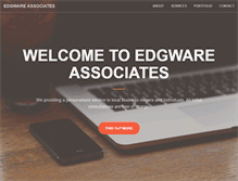 Tablet Screenshot of edgwareassociates.co.uk